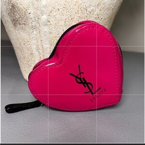 YSL GWP small heart pouch with mirror